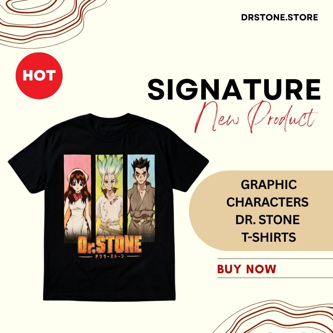 Graphic Characters TTPM0304 Dr. Stone T-Shirts